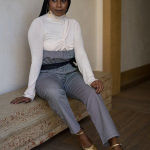 Something by Sonjia Tracee Paperbag Trousers